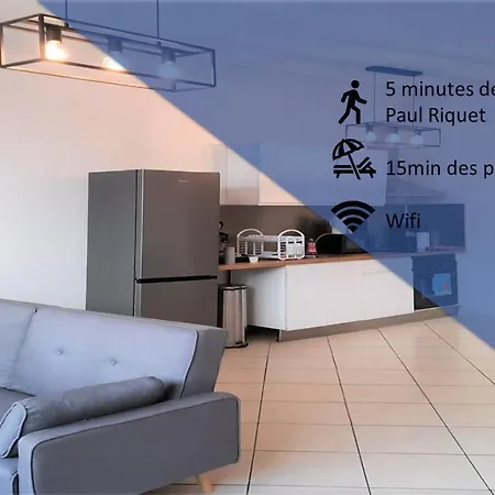 Le Albert 1Er Beziers Appartements Tout Equipes Buitenkant foto